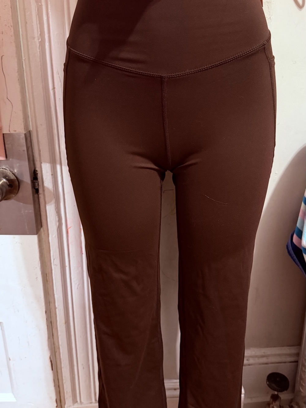 Jockey Brown Stretch Boot-Cut Pants